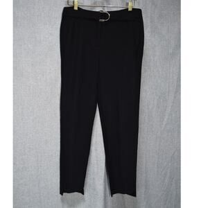 Maje Black Slim Pants with Belt Women’s Size 38 (US 6)